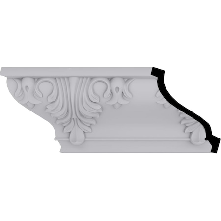 Ekena Millwork 8 3/4"H x 7"P x 11 1/4"F x 94 1/2"L Alexandria Crown Moulding MLD09X07X11AL